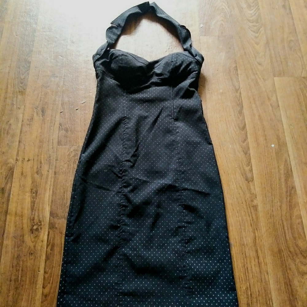 Snap retro wiggle dress